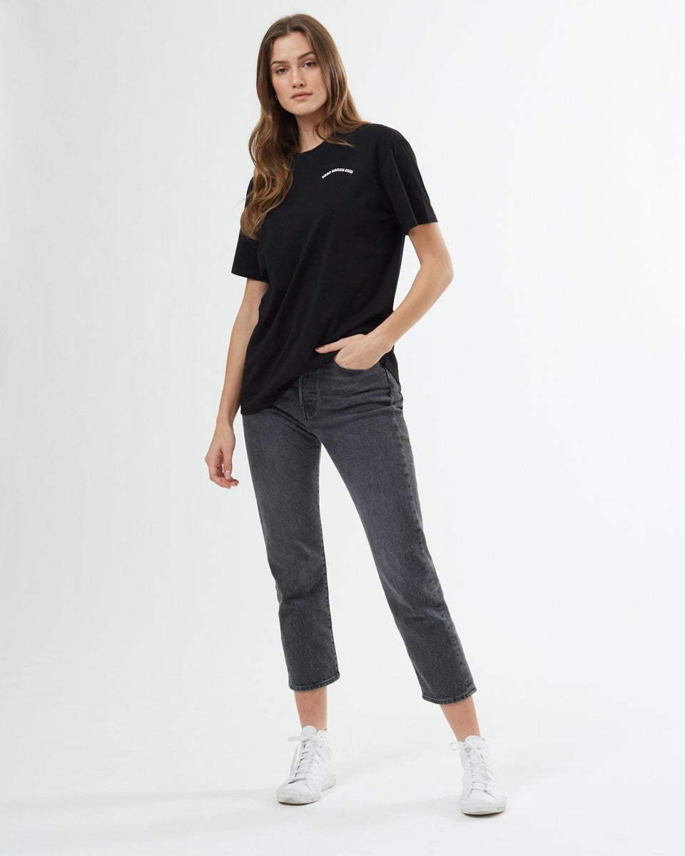 Tentree Keep Earth Chill Unisex T-Shirt - Jet Black