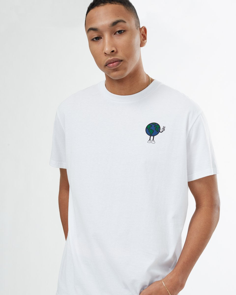 Tentree Peace Man Unisex T-Shirt - White