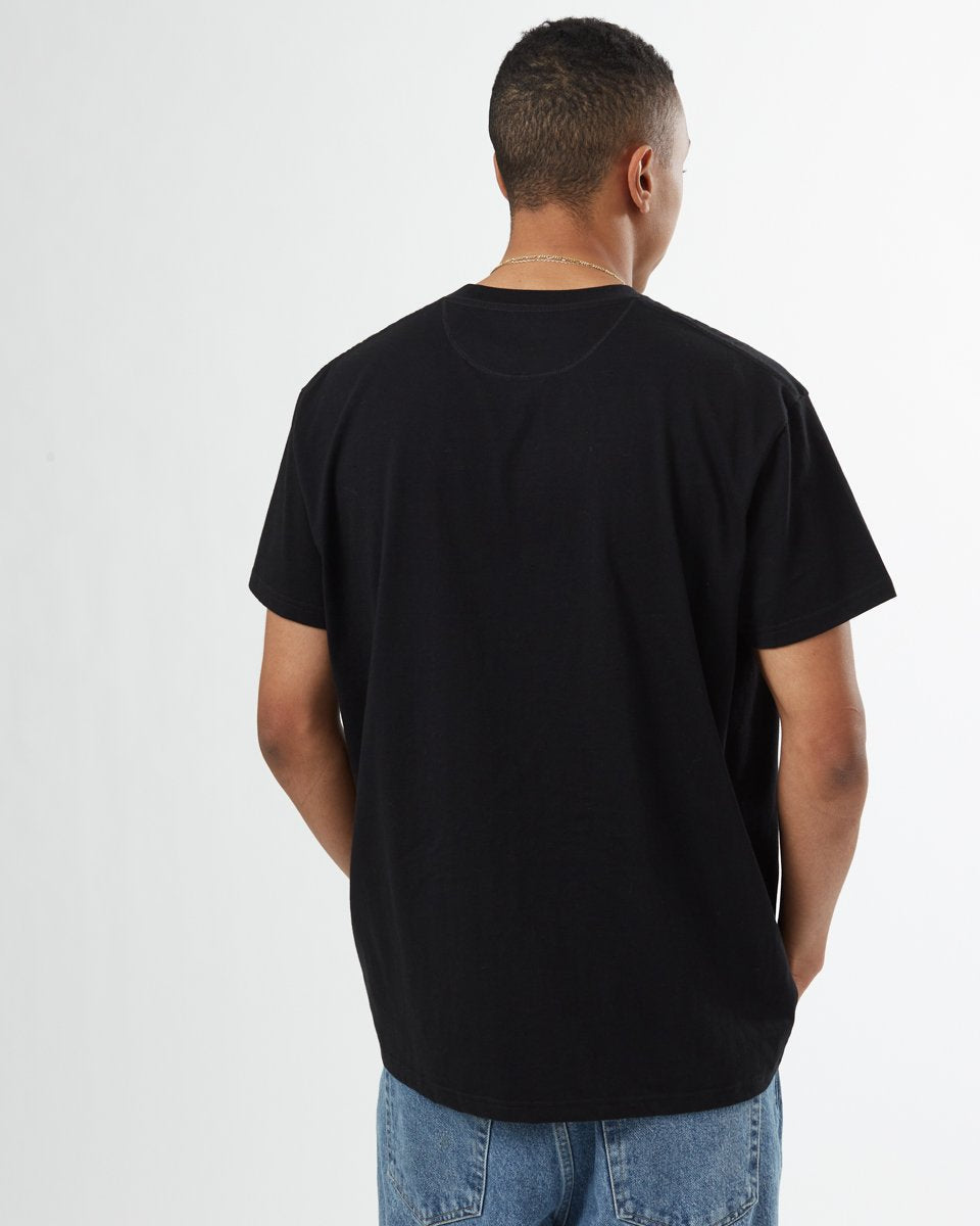 Tentree Tree Man Unisex T-Shirt - Jet Black