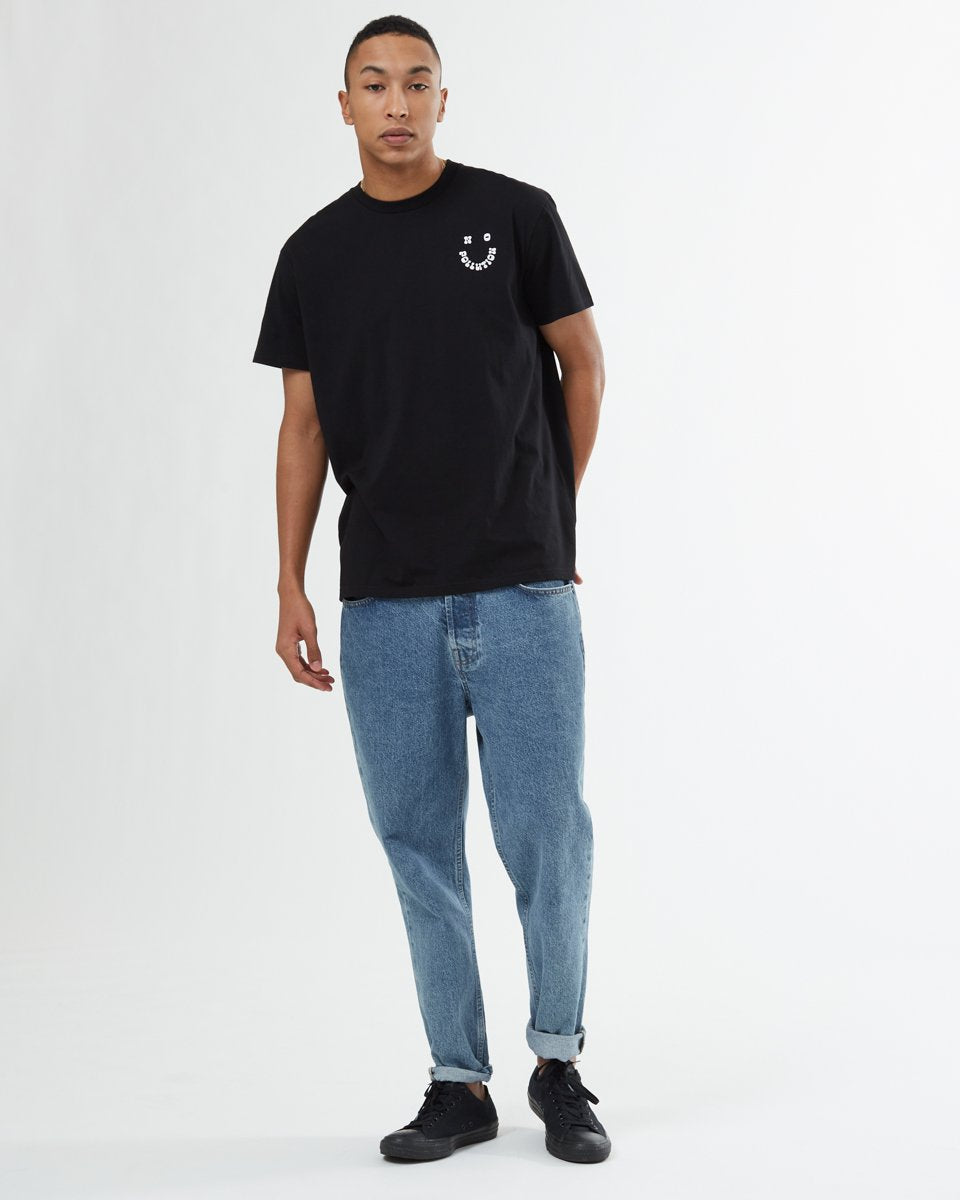 Tentree No Pollution Unisex T-Shirt - Jet Black