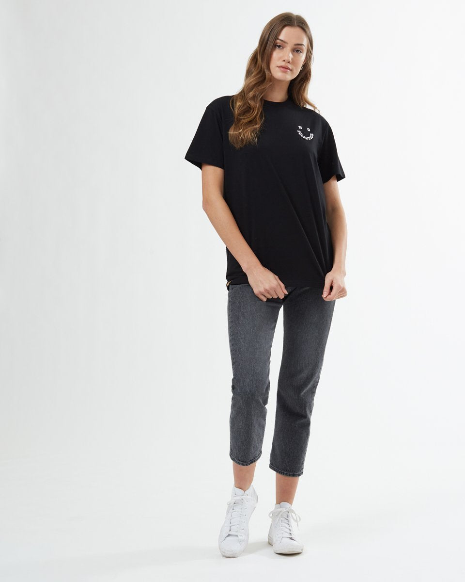 Tentree No Pollution Unisex T-Shirt - Jet Black