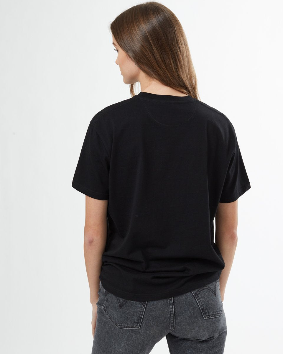 Tentree No Pollution Unisex T-Shirt - Jet Black
