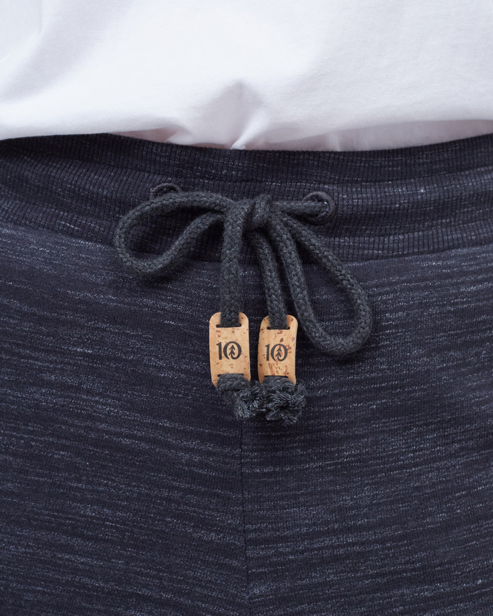 Tentree Bamone Sweatpant - Meteorite Black Heather Space Dye