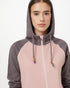 Tentree Burney Zip Hoodie - Quartz Pink_Boulder Grey