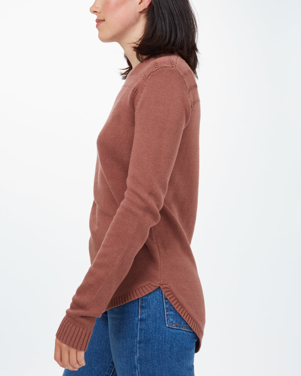 Tentree Forever After Sweater - Mesa Red