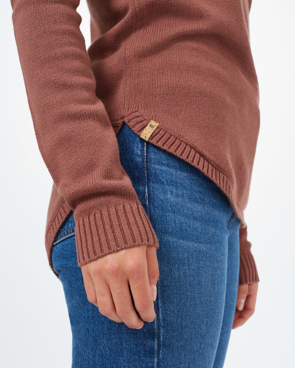 Tentree Forever After Sweater - Mesa Red