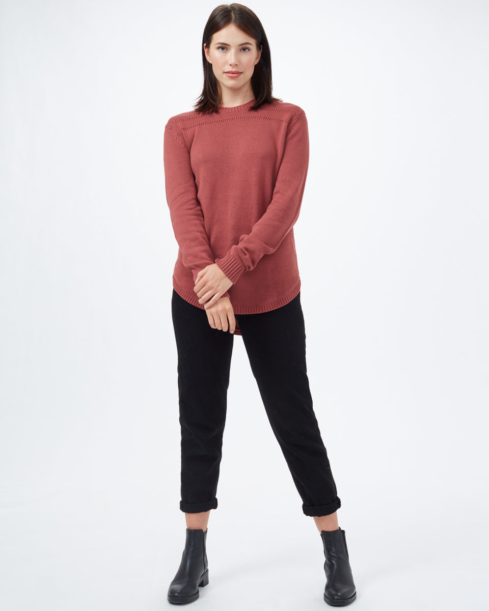 Tentree Forever After Sweater - Apple Butter Red