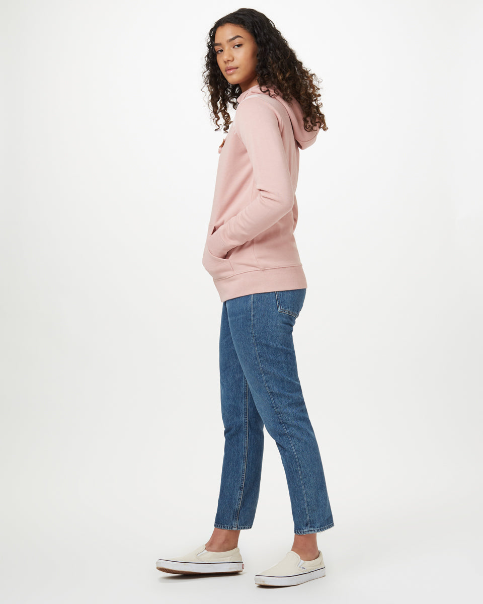 Tentree Juniper Zip Hoodie - Quartz Pink Heather