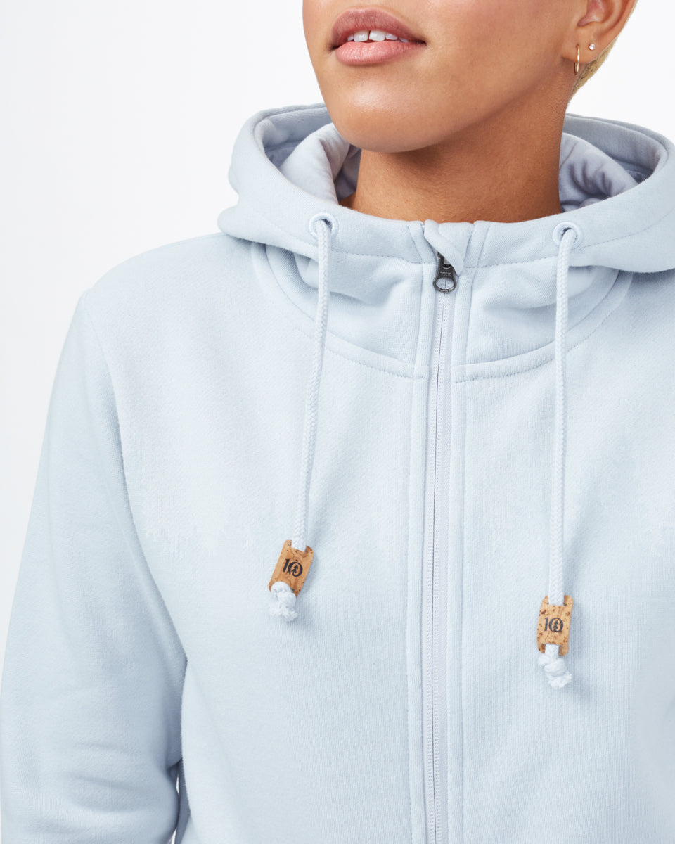 Tentree Juniper Zip Hoodie - Ocean Air Blue Heather