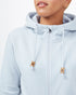 Tentree Juniper Zip Hoodie - Ocean Air Blue Heather