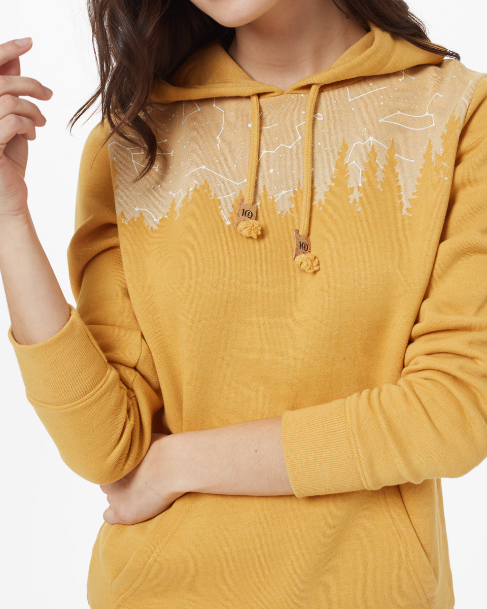 Tentree Constellation Juniper Hoodie - Sweet Birch Yellow Heather