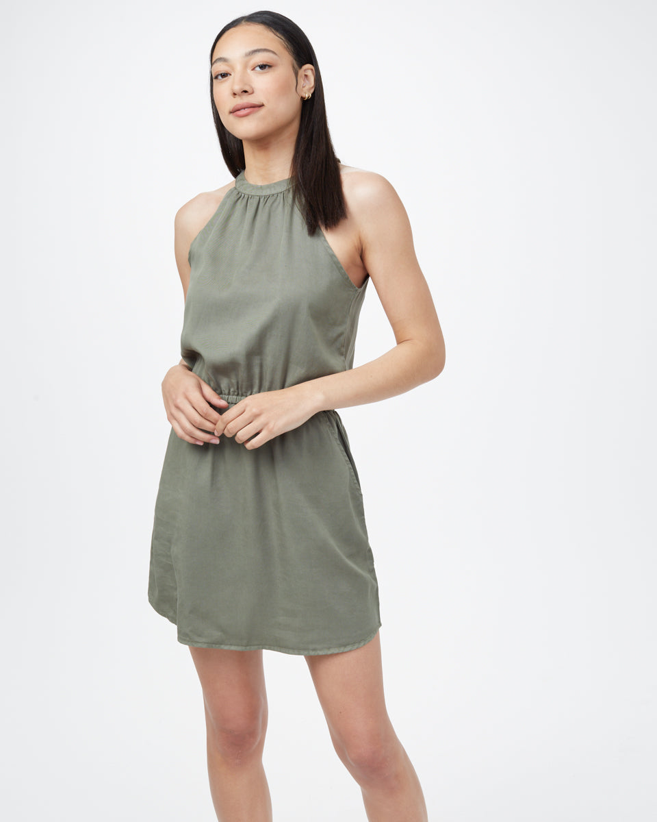 Tentree Cypress Dress - Agave Green