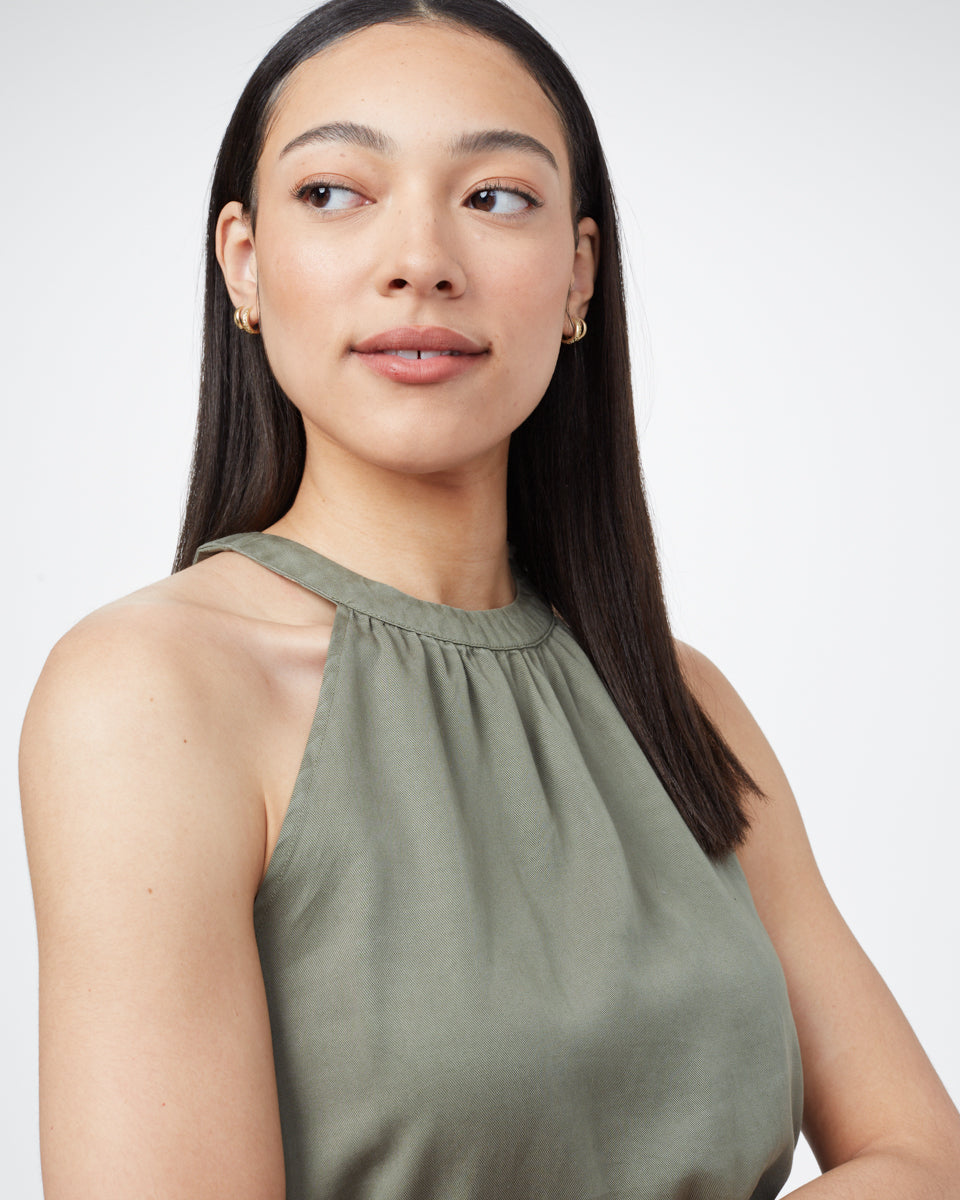 Tentree Cypress Dress - Agave Green