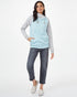 Tentree Burney Hoodie - Hi Rise Grey Space Dye Pine Mist Heather