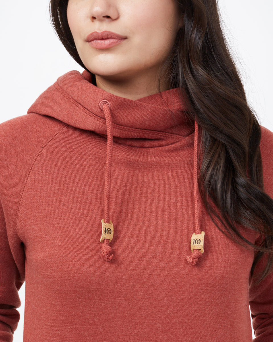 Tentree Burney Hoodie - Henna Red Heather
