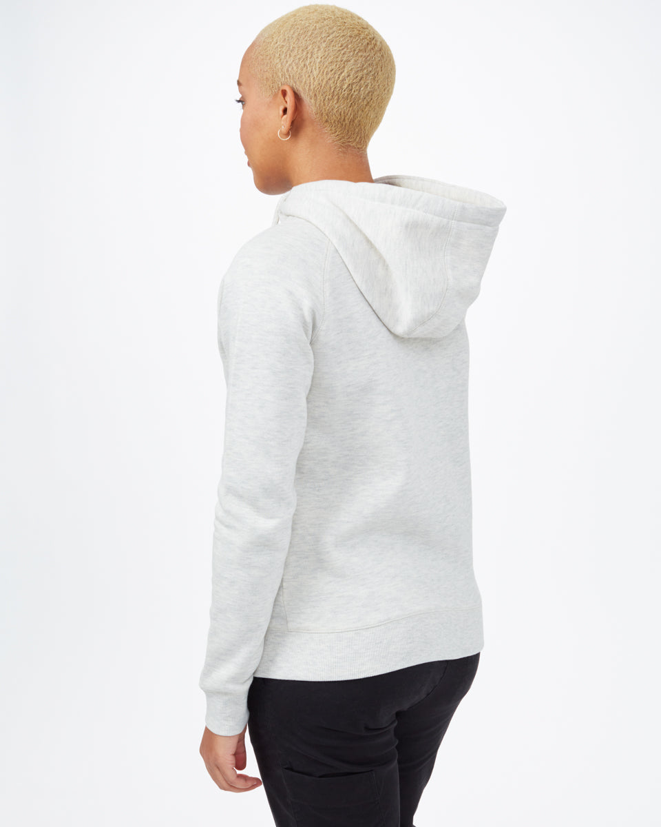 Tentree Burney Zip Hoodie - Elm White Heather