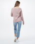 Tentree Highline V-Neck Sweater - Orchid Pink