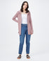 Tentree TreeWaffle Ivy Cardigan - Twilight Mauve