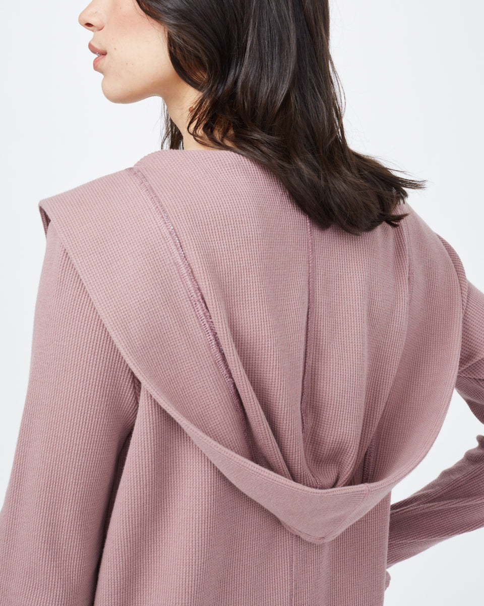 Tentree TreeWaffle Ivy Cardigan - Twilight Mauve