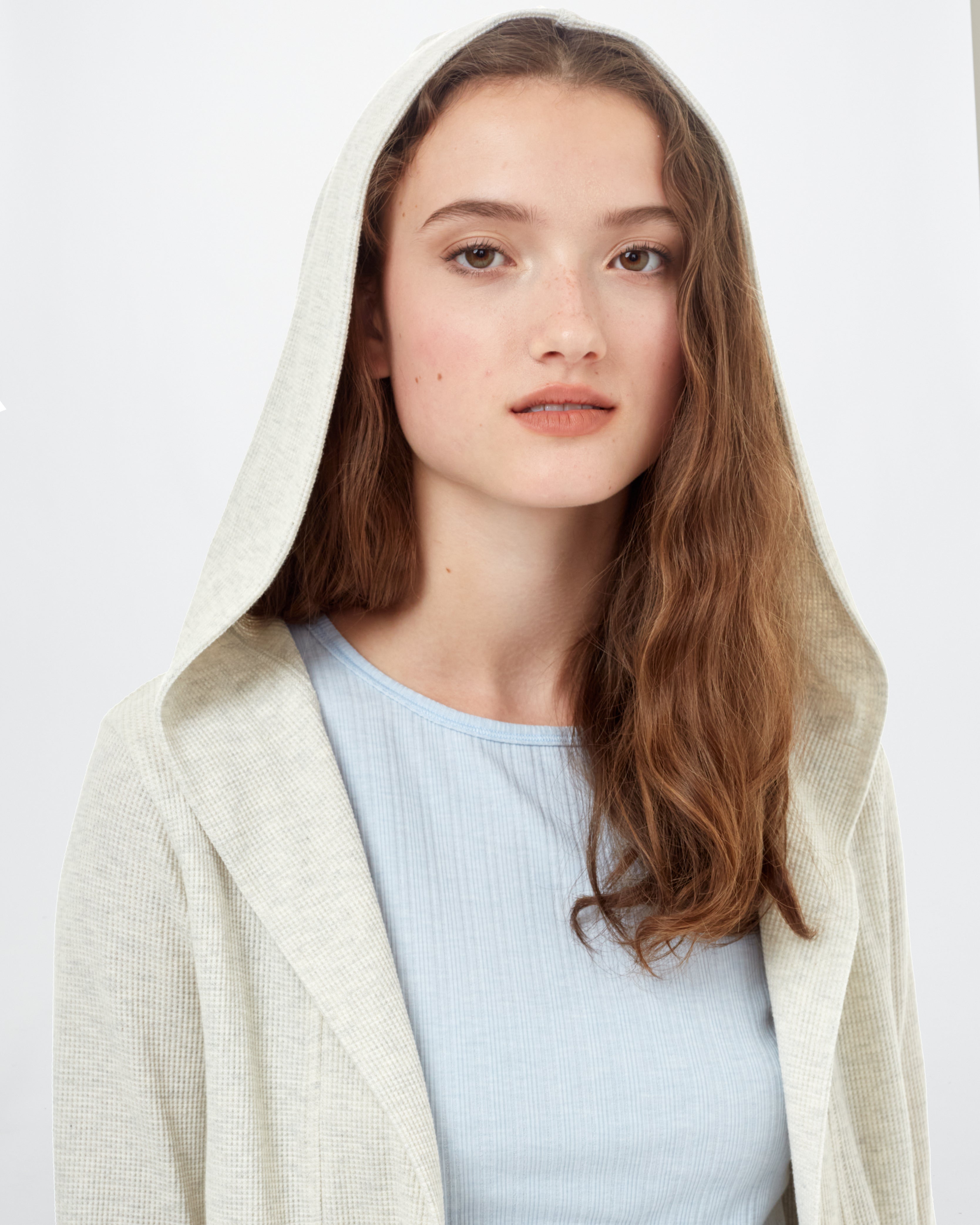 Tentree TreeWaffle Ivy Cardigan - Elm White Heather