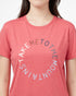 Tentree To The Mountains T-Shirt - Desert Red Heather