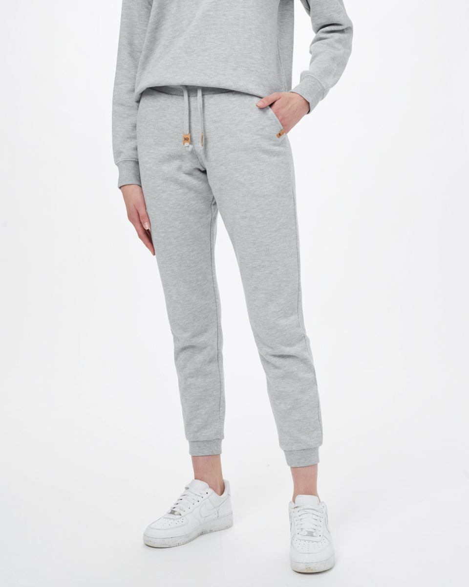 Tentree TreeFleece Bamone Sweatpant - Hi Rise Grey Heather