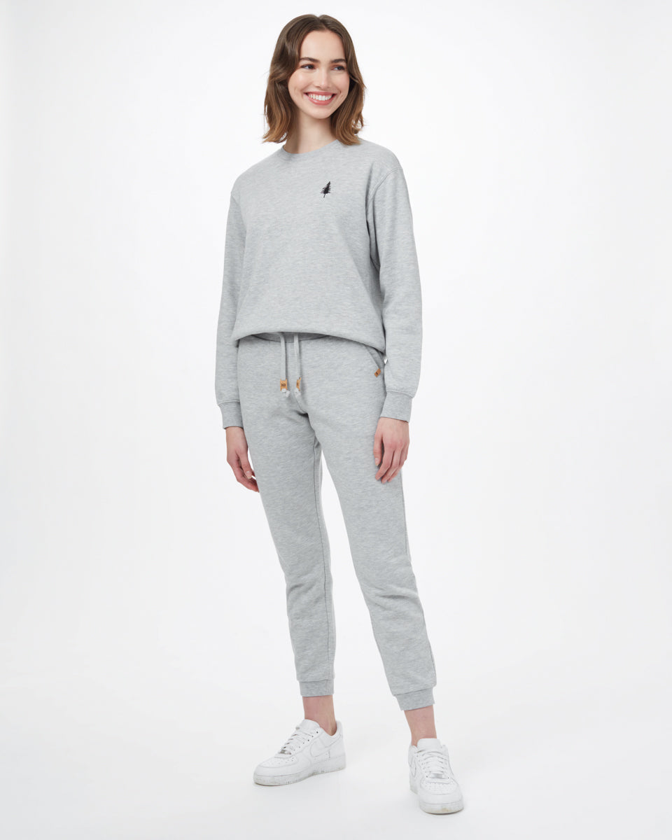 Tentree TreeFleece Bamone Sweatpant - Hi Rise Grey Heather