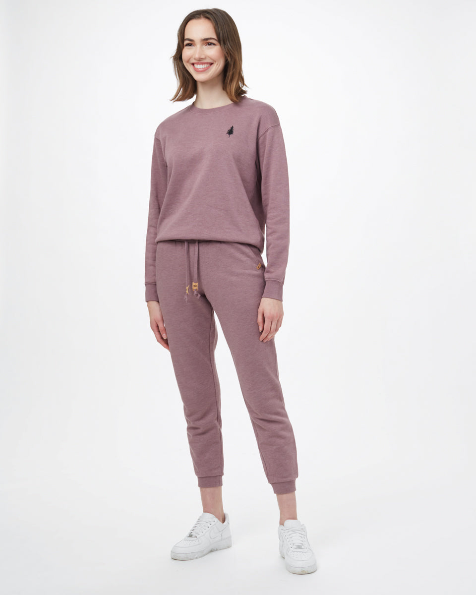 Tentree TreeFleece Bamone Sweatpant - Twilight Mauve