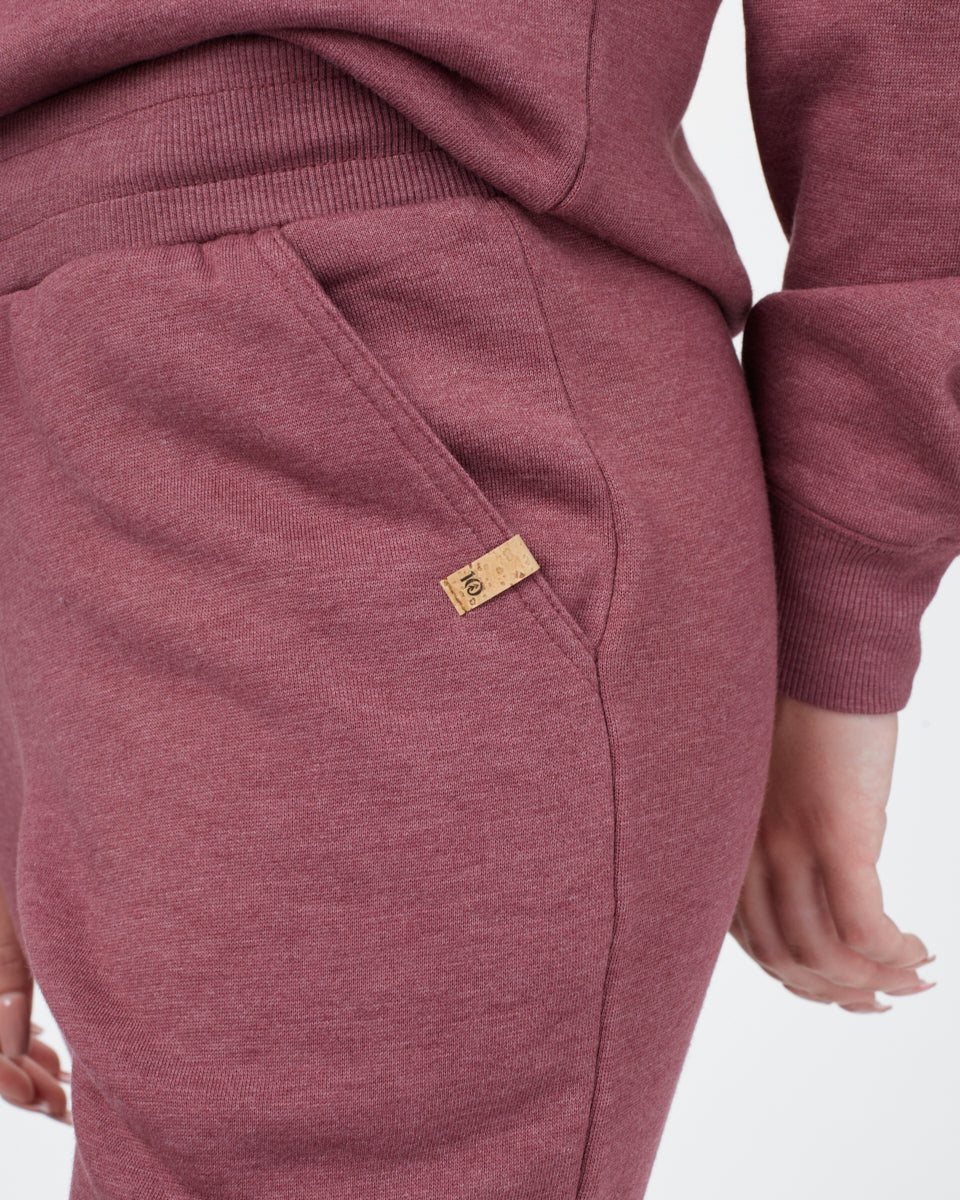 Tentree TreeFleece Bamone Sweatpant - Crushed Berry