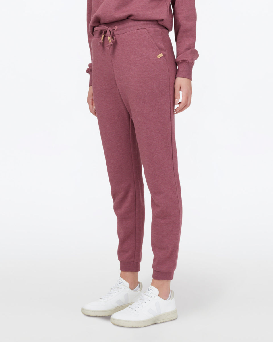 Tentree TreeFleece Bamone Sweatpant - Crushed Berry