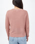 Tentree Highline Cotton Rib Crew Sweater - Burlwood Pink