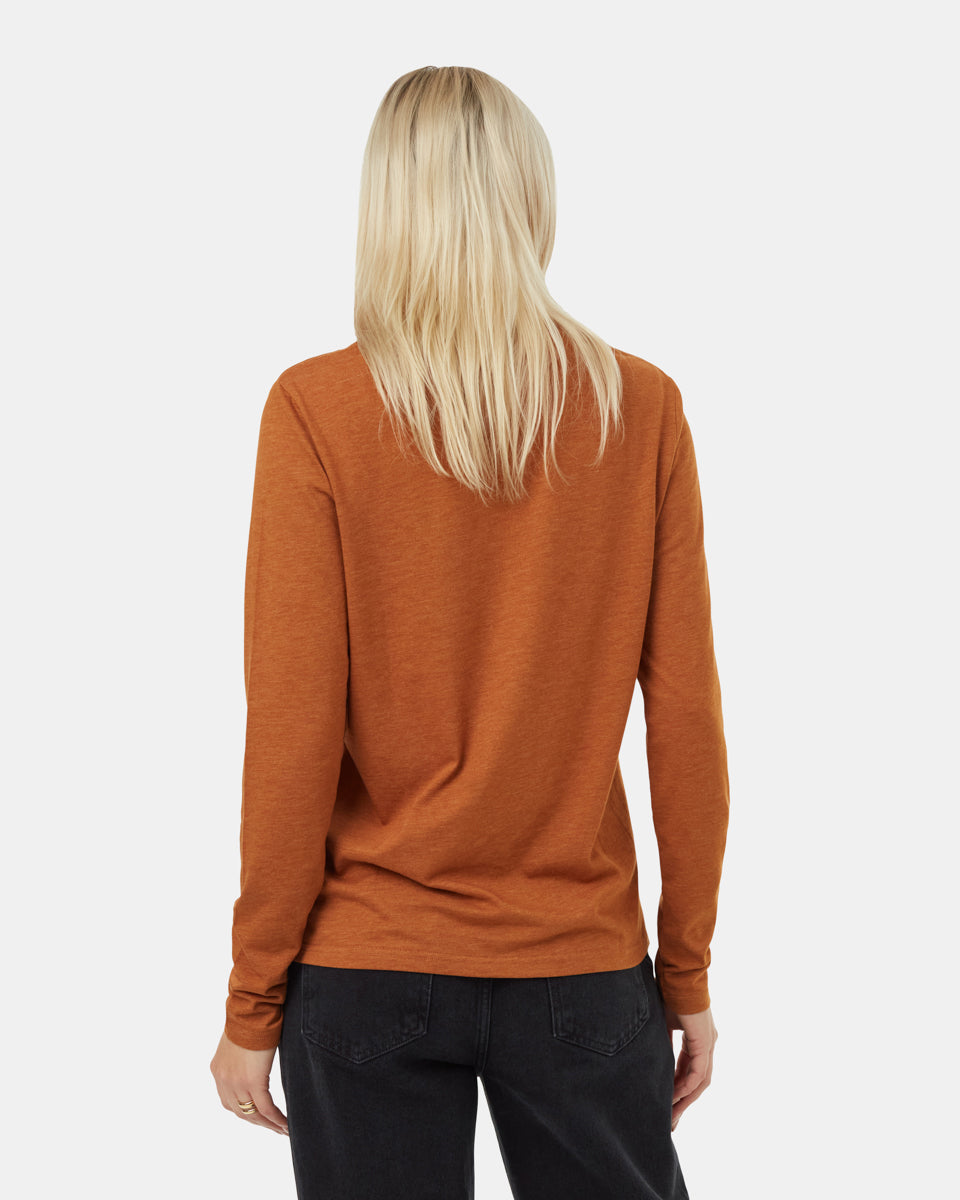 Tentree Women's Belwood Longsleeve - Toffee Heather