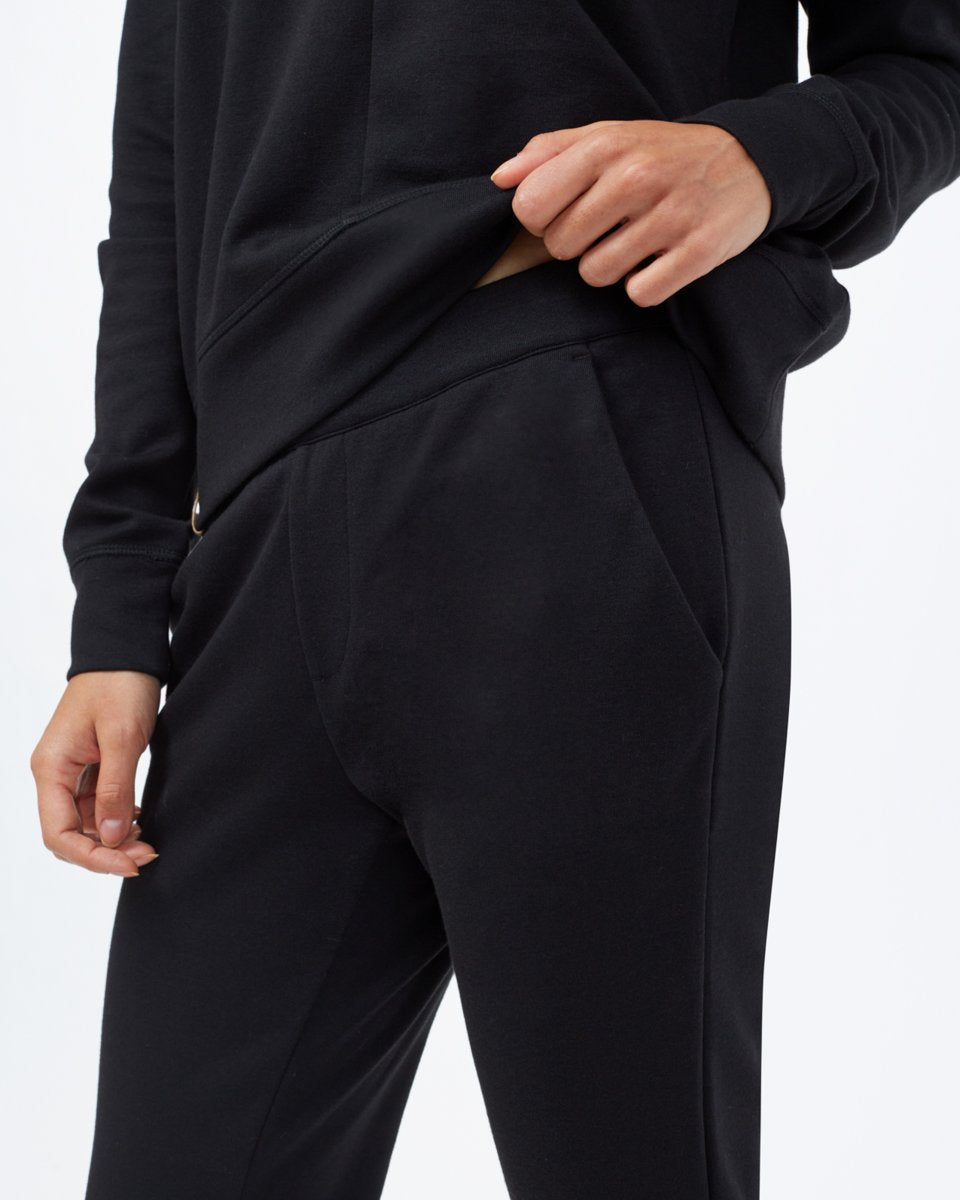 Tentree Women's Ponte Clay Pant - Jet Black