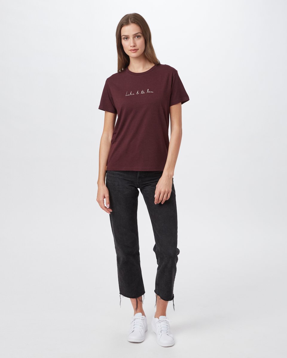 Tentree Women's Listen To The Trees T-Shirt - Mulberry