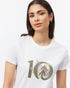 Tentree Organic Cotton Tropical Ten - White