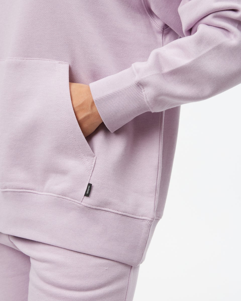Tentree Eco Facts Oversized Hoodie - Lavender Frost