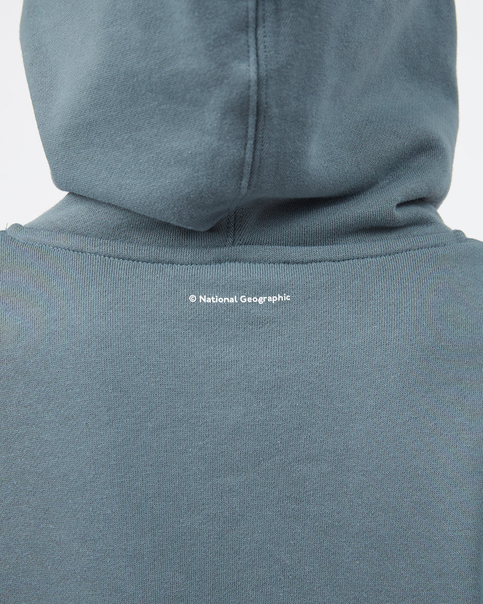 Tentree National Geographic Mangrove Snapper Hoodie - Blue Steel