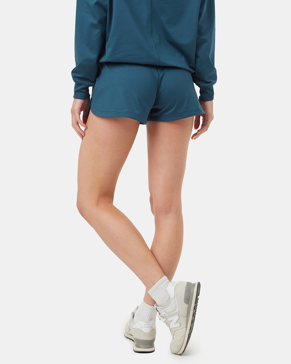 Tentree Women's Active Soft Knit Short - Reflecting Pond