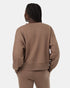 Tentree Women's TreeTerry Henley Crew - Fossil
