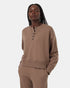 Tentree Women's TreeTerry Henley Crew - Fossil