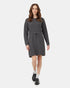 Tentree Women's Highline Drawstring Sweater Dress - Dark Grey Heather