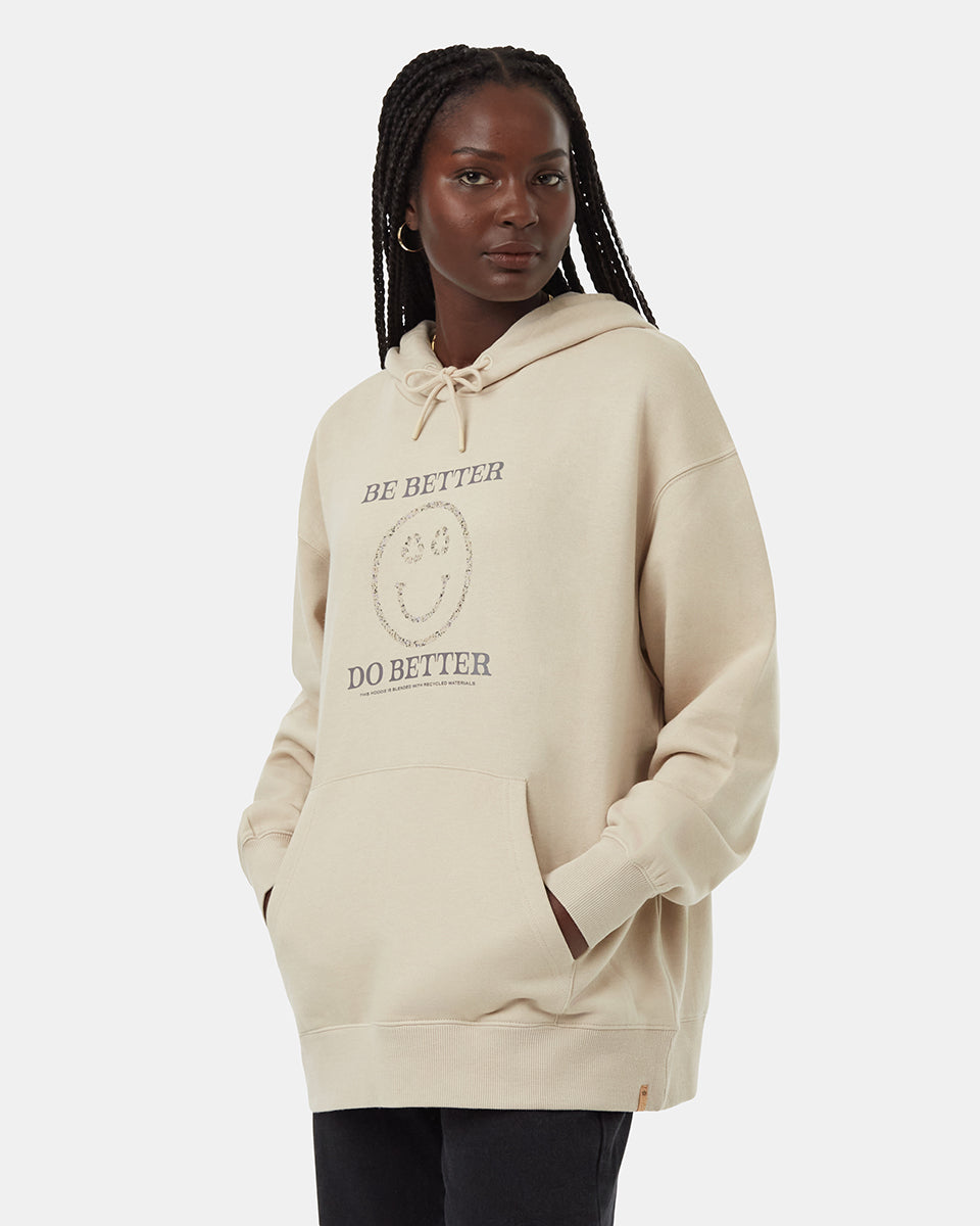 Tentree Women's Be Better Hoodie - Pale Oak Granite Grey