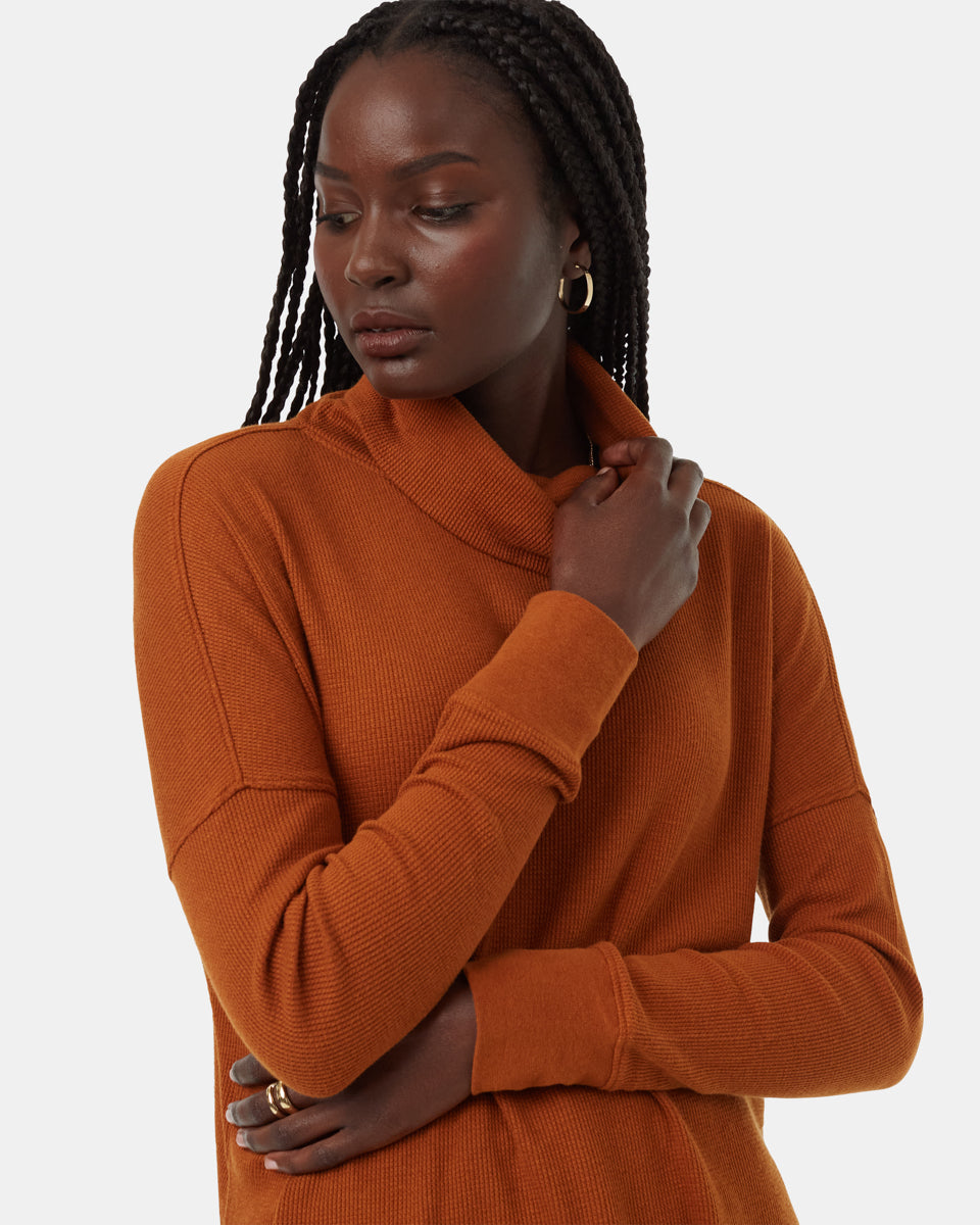 Tentree Women's Highwood Turtleneck - Toffee