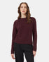 Tentree Women's Highline Wool Cable Crew - Mulberry
