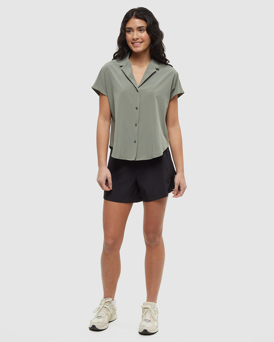 Tentree Women's Harding Shirt - Agave Green