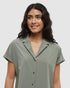 Tentree Women's Harding Shirt - Agave Green