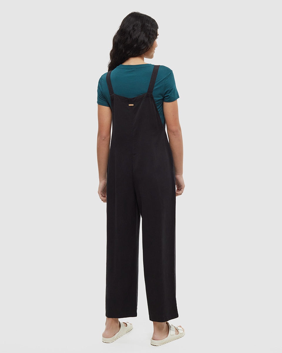 Tentree Women's Sequoia Jumpsuit - Meteorite Black