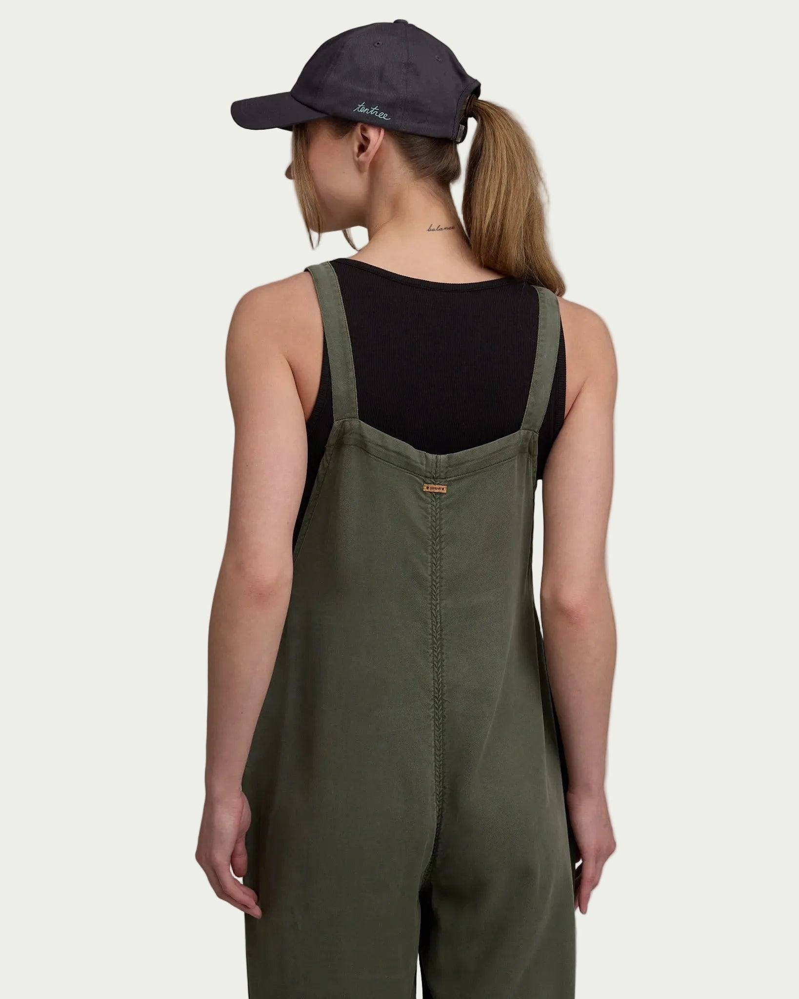 Tentree Women's Sequoia Jumpsuit - Deep Olive
