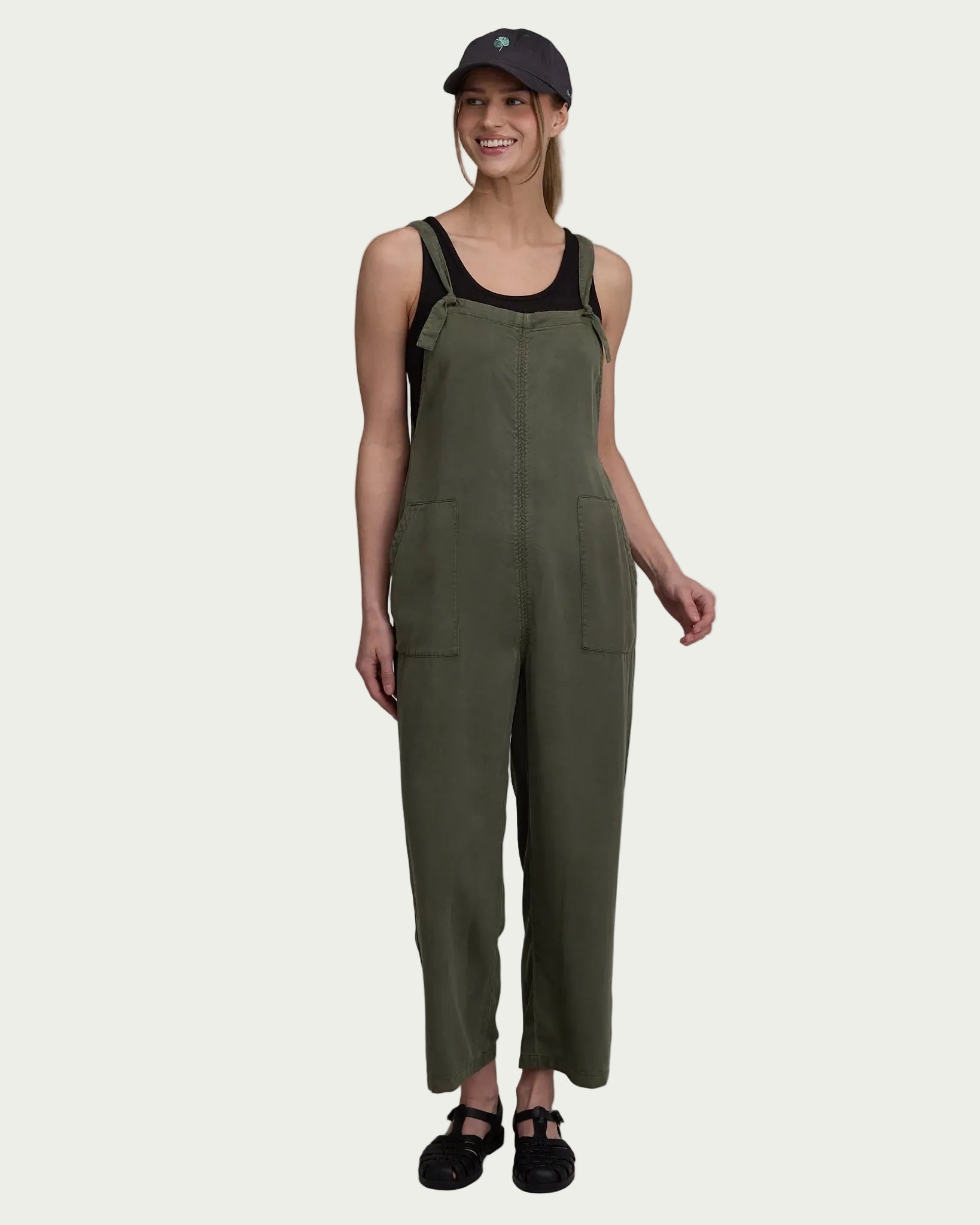 Tentree Women's Sequoia Jumpsuit - Deep Olive