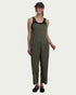 Tentree Women's Sequoia Jumpsuit - Deep Olive